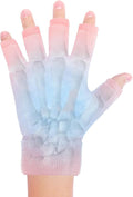 Finger Arthritis Compression Hand Ice Pack Gloves for Pain Relief, Adjustable Pink Wrist Ice Pack for Hot Cold Therapies, Reusable Gel Finger Ice Gloves Sleeve for Tendinitis, Carpal Tunnel