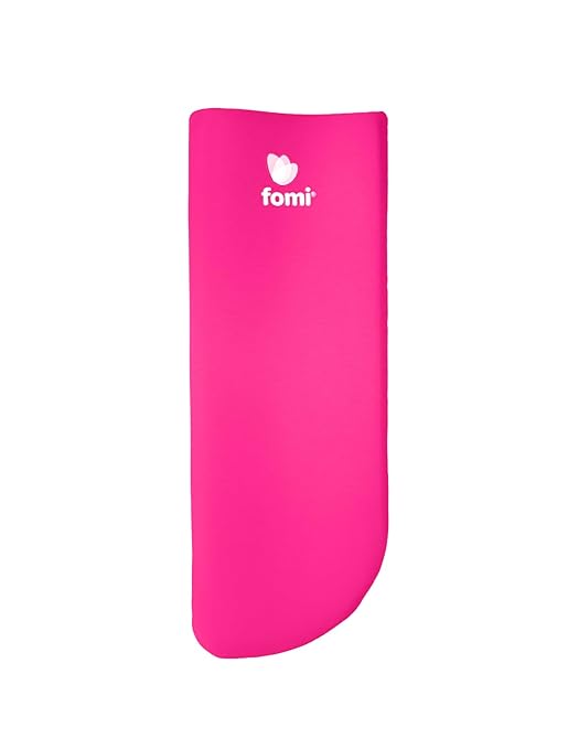 FOMI Hot Cold Full Foot and Ankle Solid Gel Ice Pack | Premium Comfort 360 Degree Cooling Compression Wrap for Plantar Fasciitis, Heel Spurs, Achilles, Tendonitis, Sore Feet, Gout | One Size (Pink)