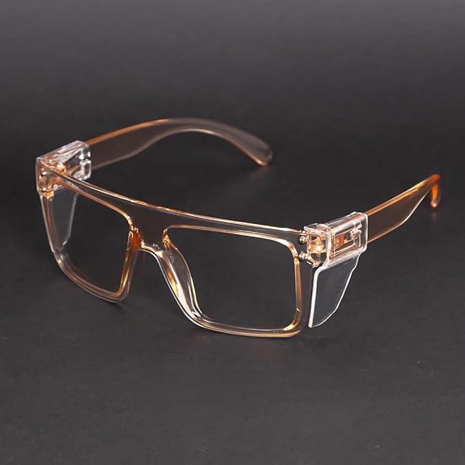 Photochromic Anti Bluelight UV400 Auto-Darkening Clear to Smoke Lens Transitional ANSI Z87.1 Safety SunglassesGlasses