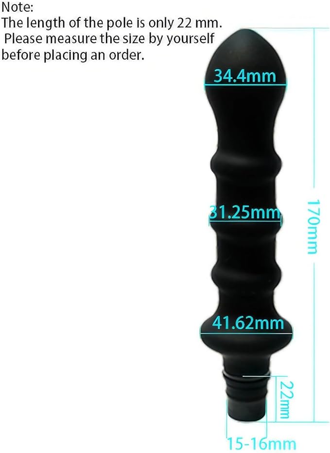 Massage Gun Attachments,Silicone Massage Gun Heads,Deep Tissue Percussion Trigger Point Massage Replacement Head, Plug and Play Comfort Tools (Color : D, Size : 15MM-16MM)