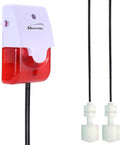 High / Low Water Level Sensor Detector Alarm 120 dB Red Strobe Siren, Adjustable Alarm Volume, Sump Bobber Water leak Sensor,16.4ft Probe Cord, Suitable for Water Tank/Aquarium, Swimming Pool/Basement