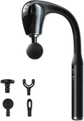 Massage Gun Upgraded Extension Handle for Deep Massage of The Back to Relieve Deep Tissue Pain in The Muscles, Four Massage Heads &Five Adjustable speeds Fitness Person Friendly