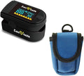 Zacurate 500C Elite Fingertip Pulse Oximeter and Oximeter Carrying Case Bundle