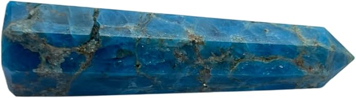 WholesaleGemShop 3 Inch Gemstones Obelisk Tower Jumbo Facet Aura Rock Crystal Natural Polished Earth Wand Spirit