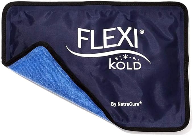 FlexiKold Standard and Half Size with Straps Gel Ice Cold Packs - Sizes: Large and Small