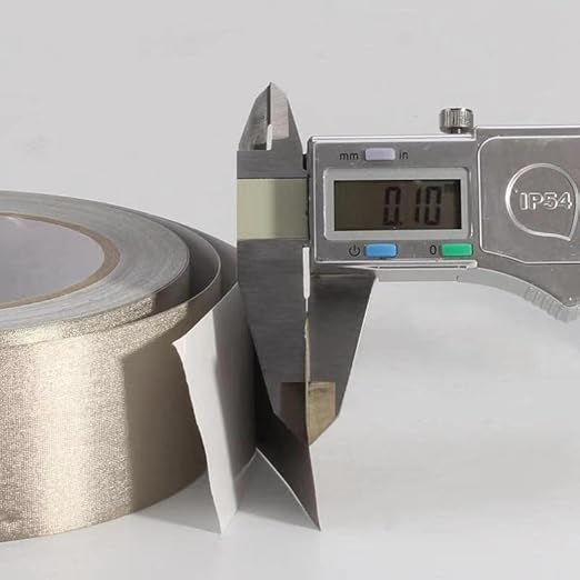 MWRF Source Conductive Cloth Fabric Adhesive Faraday Tape (1.6-inch x 65ft); EMI Grounding; RFID Signal Attenuation; Radio Frequency Signal Attenuation; Guitar Interference Shielding