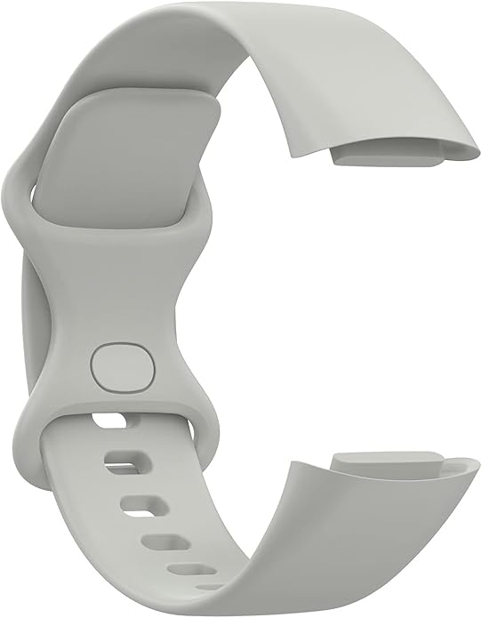 Compatible Soft Silicone Bands Sports Wristbands Replacement for Fitbit Charge 5&Charge 6 Advanced Fitness & Health Tracker Accessories Small/Large Watchbands