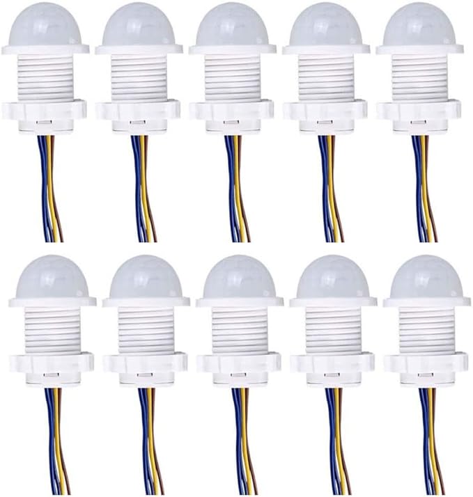 5/10Pcs PIR Infrared Motion Sensor Detector Smart Switch 110V Light Switch Auto (10pcs)