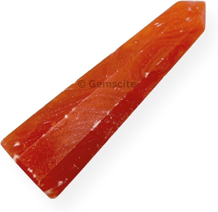 WholesaleGemShop 3 Inch Gemstones Obelisk Tower Jumbo Facet Aura Rock Crystal Natural Polished Earth Wand Spirit