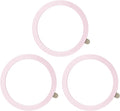TENOC Universal Metal Ring Sticker for Magnetic Charger Compatible with iPhone/Samsung/Android All Cellphones, Magnetic Mount/Phone Holder Conversion Accessories, 3Pcs, Pink