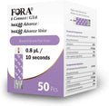 FORA Test N'GO Advance/Test N'GO Advance Voice Meters Blood Ketone Test Strips - 50 Count, Ideal for Keto Diet and Ketosis Monitoring