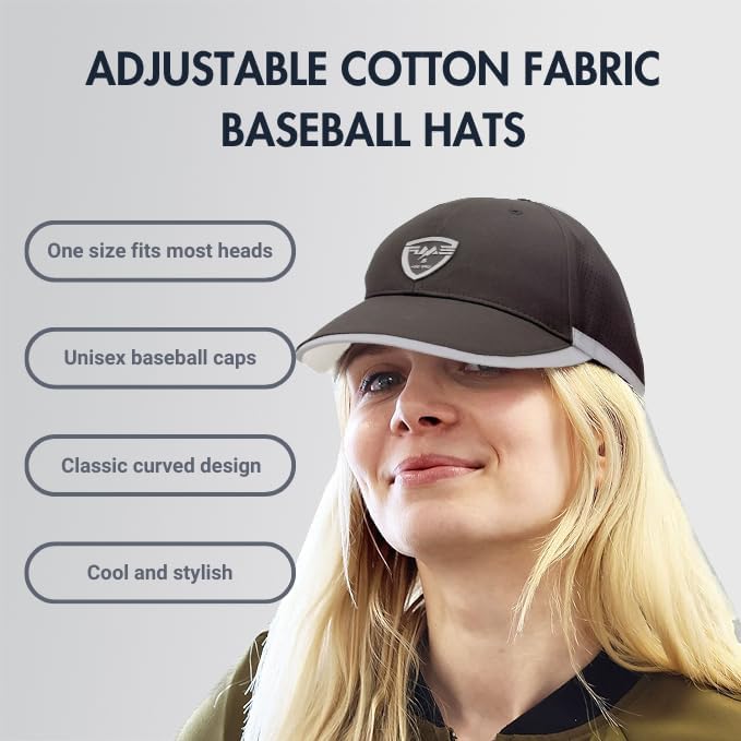 EMF Radiation Protection Hat with USPF 50+ Shield Wi-Fi Blocker High Frequency Defender Shield RF Blocker Baseball Caps