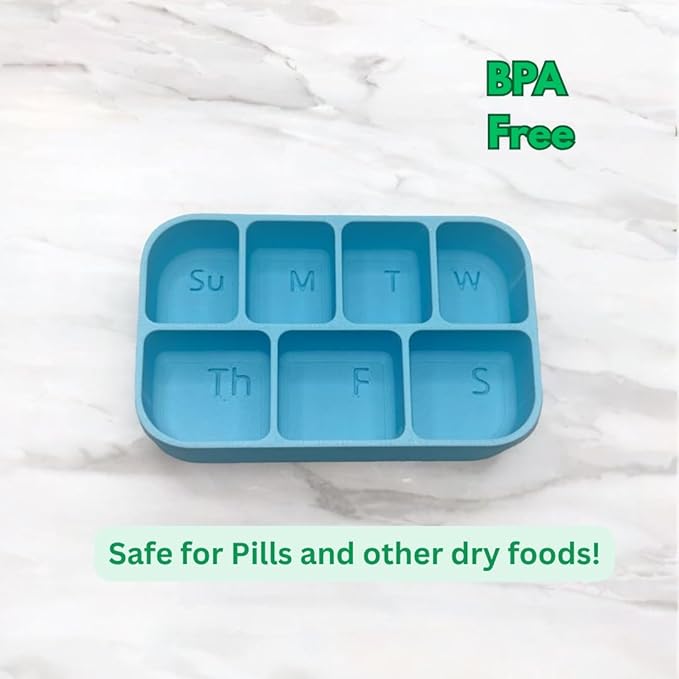 Tin Organizer Insert Compatible with Popular 1.76oz Mint Tins – Divider for Weekly Pills, Candy, Jewelry, Fishing Tackle, Hobby Supplies, and Small Parts
