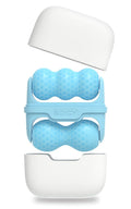 Ice Roller Double Ended, Ice Roller for Face & Eye Puffiness Relief, Ice Face Roller Massager for Migraine Pain, 2 in 1 Facial Ice Roller Skin Care Tool for Whole Body Minor Injury Cold Compress