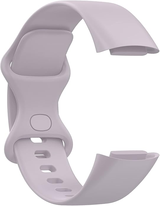 Compatible Soft Silicone Bands Sports Wristbands Replacement for Fitbit Charge 5&Charge 6 Advanced Fitness & Health Tracker Accessories Small/Large Watchbands
