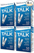 Embrace Blood Glucose Test Strips 200Ct | Compatible with Embrace Talk Meters and No Code Meters