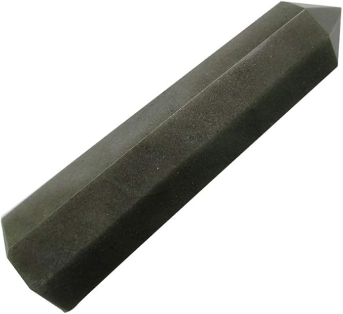 WholesaleGemShop 3 Inch Gemstones Obelisk Tower Jumbo Facet Aura Rock Crystal Natural Polished Earth Wand Spirit