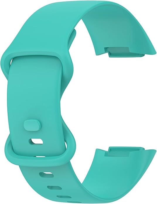 Compatible Soft Silicone Bands Sports Wristbands Replacement for Fitbit Charge 5&Charge 6 Advanced Fitness & Health Tracker Accessories Small/Large Watchbands