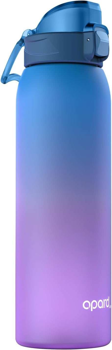Opard 30oz/32oz Sports Water Bottle with Leak Proof Flip Top Lid BPA Free Tritan Reusable Plastic for Gym and Outdoor, Travel Water Bottle