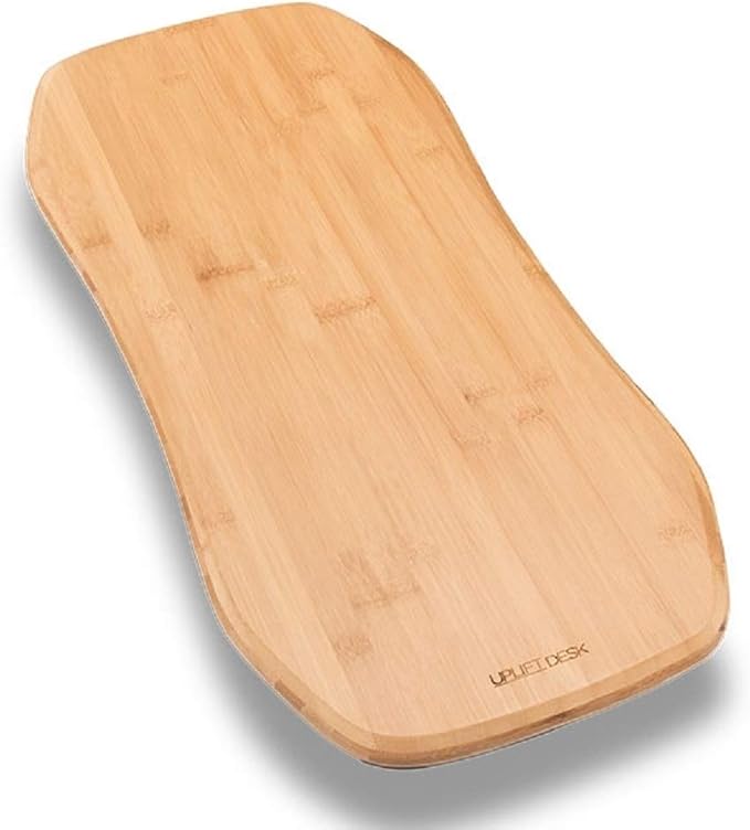 UPLIFTDESK Bamboo Motion-X Balance Board - 27” Ergonomic Wobble Board for Standing Desks, Anti-Fatigue Support for Core Engagement & Stability