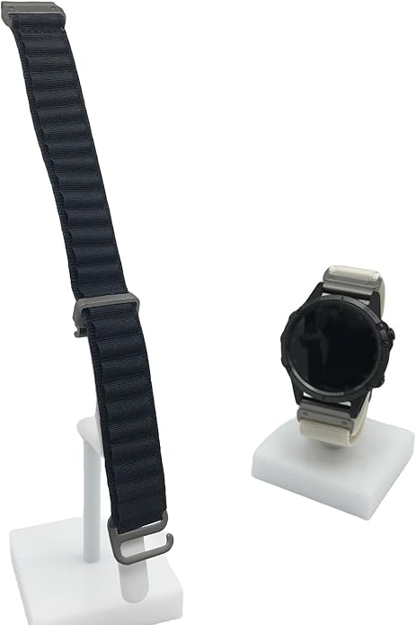 Custom Fit by Wrist Size, Small & Large Wrists, for Garmin Nylon Watch Band –– Compatible with QuickFit 20mm / 22mm / 26mm, Fenix 7, Instinct 2X, Forerunner, Epix, Tactix, MARQ, quatix, Approach