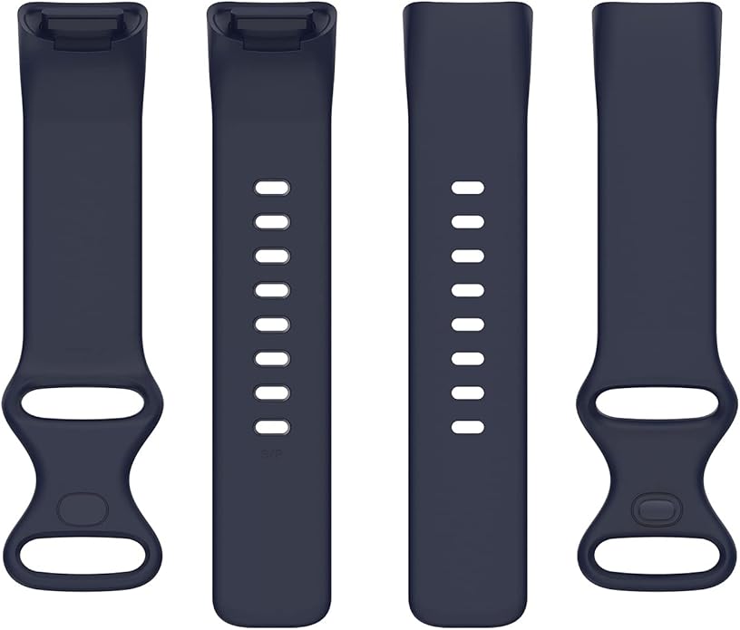 Compatible Soft Silicone Bands Sports Wristbands Replacement for Fitbit Charge 5&Charge 6 Advanced Fitness & Health Tracker Accessories Small/Large Watchbands