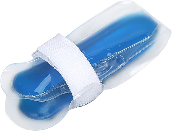 Ejoyous Finger Ice Pack, 3.1in Hot Cold Compress, Lightweight Gel, Blue, Wrap Style, For Finger Injuries, Arthritis, Sports Injuries
