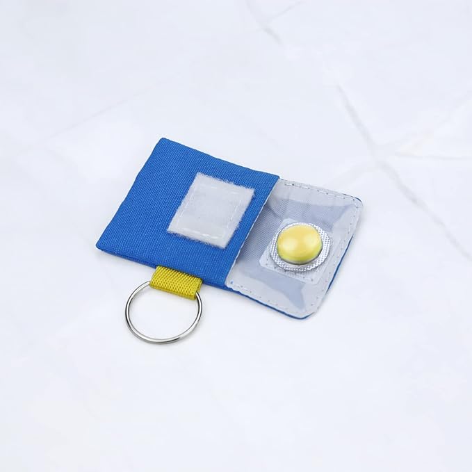 3 Pack Keychain Pill Holder Mini Waterproof Pill Container Organizer Travel Portable Small Pill Pouch Bag for Outdoor Camping Traveling