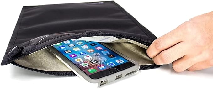 Mission Darkness NeoLok Non-Window Faraday Bag for Tablets (+ Secure Magnetic Closure) // Device Shielding for Law Enforcement & Military, Data Security, Anti-Hacking & Anti-Tracking Assurance