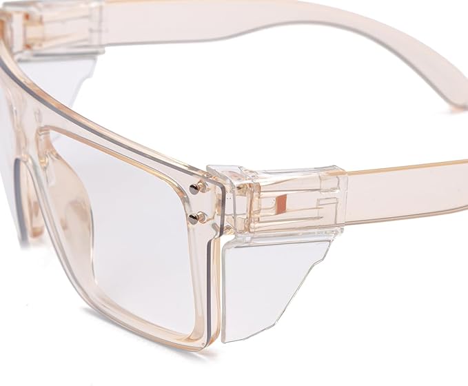 Photochromic Anti Bluelight UV400 Auto-Darkening Clear to Smoke Lens Transitional ANSI Z87.1 Safety SunglassesGlasses