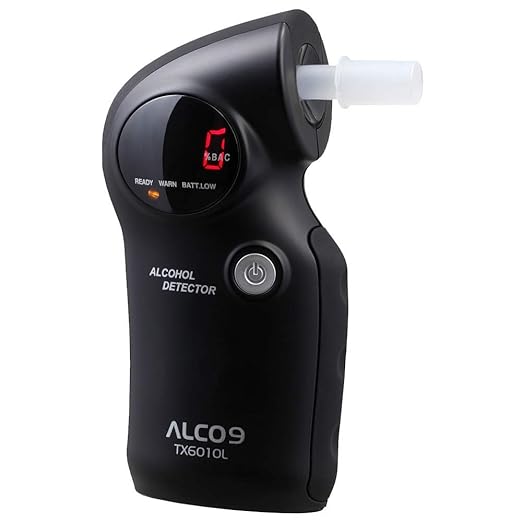 [Know Your Limit] ALCO9 TX6010L Professional Breathalyzer | Highly accurate portable breath alcohol tester