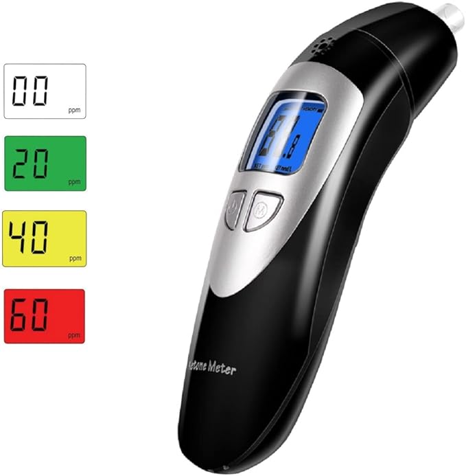 Ketone Analyzer Tester High-Precision Ketone Breath Monitor for Health Tracking