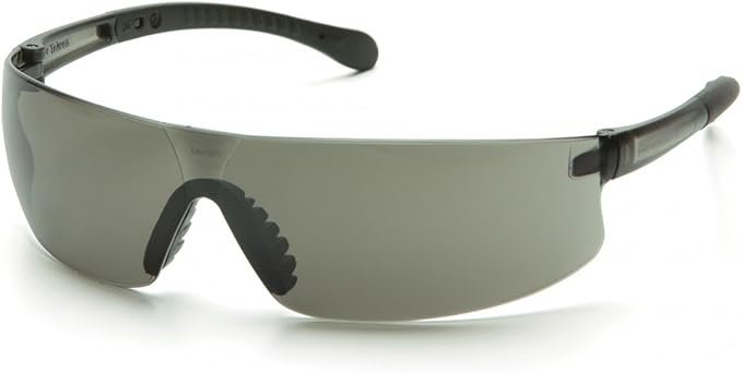 Pyramex Provoq Safety Eyewear Blue Mirror Lens Black Temples