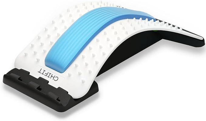 Multi-Level Back Stretching Device - Immediate Relief for Herniated Disc, Sciatica, Scoliosis,Lower and Upper Back Stretcher Support and Pain Relief