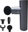 Mini Massage Gun for Pain Relief, Deep Tissue Percussion Muscle Massager with 4 Attachments, Rechargeable & Portable, Electric Handheld Massager Gun for Back, Neck, Sore Muscles, for Home Office