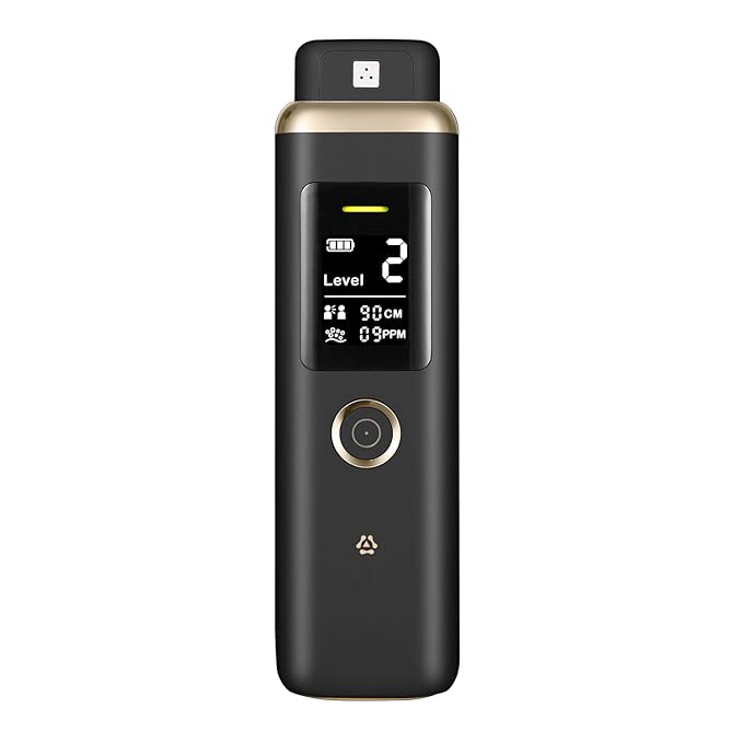 Oral Odor Freshening Detector, Personal Bad Smell Checker, Portable Oral Odor Freshening Rate Detector for Oral Health, Real - Time Odor Checking, 32 - bit CPU for Accurate Monitoring