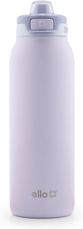 Ello Pop & Fill Insulated Stainless Steel Water Bottle with Quick Fill Lid, Leakproof Locking, Sip or Chug Spout, BPA-Free, Double Wall Vacuum Insulated for Sports, Travel & School- 22oz / 32oz / 40oz