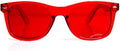 GloFX Red Color Therapy Glasses Glasses - Supports Feelings of Strength Power and Confidence