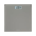 Taylor Digital Scales for Body Weight, 350 LB Capacity Bathroom Scale, 11.0 x 11.0 Inch Durable Glass Platform, Battery Powered, Easy to Read, Gray