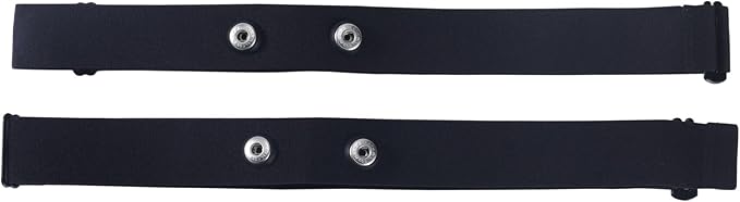 Heart Rate Monitor Chest Strap Compatible with Polar H10 H9 H7 H1 Wahoo Tickr Garmin HRM CooSpo,Black
