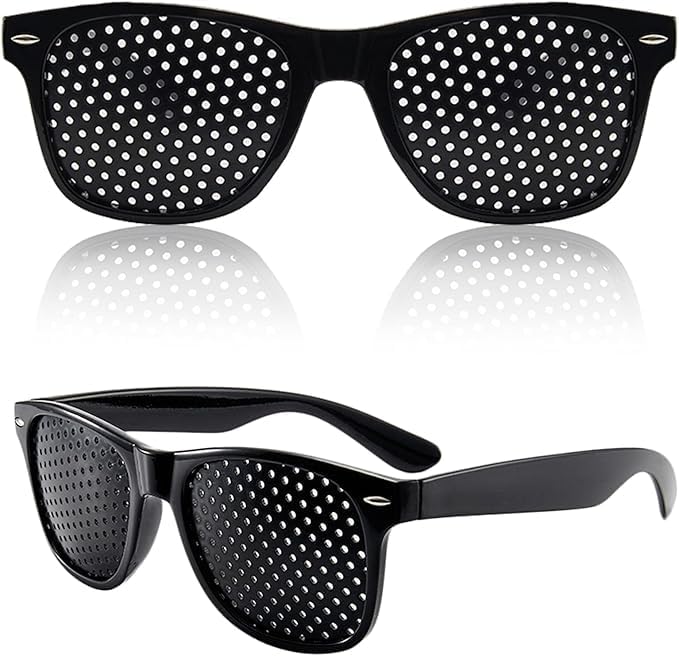 2 Pcs Adjustment Glasses, Help Eye Training And Concentration, Light and Comfortable Frame, Lightweight Frame for Eye Training Focus for Daily Use and Relaxation