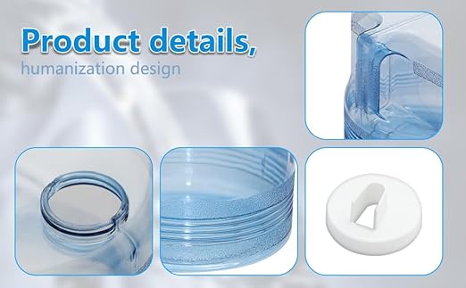 1 Gallon /4L Distiller Water Container,Replacement Distilled Water Distillers for Home Teeth Beauty Plastic Carafe Replacement Bottle for Countertop Water Distiller Filter (1)