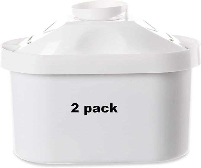 EHM Ultra SureFlow 2 Pack Filter Replacement Cartridge for EHM Ultra Premium Alkaline Mineral Water Ionizer Pitchers, Filters fits Ultra 3.5L, 3.8L Pitcher