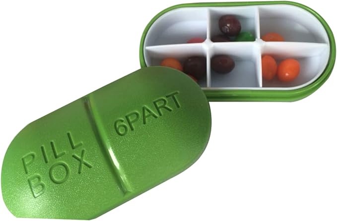 Healifty Travel Pill Cases Mini Medicine Case Purse Pill Case Portable Pocket Holder Organizer Container Capsule Travel Small Box Traveling Case