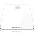 INEVIFIT Bathroom Scale, Highly Accurate Digital Bathroom Body Scale, Precisely Measures Weight up to 400 lbs