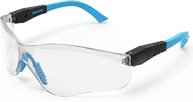 xaegistac Shooting Glasses Anti-fog Shooting Range Eye Protection, Adjustable Safety Glasses with Zipper Hard Case