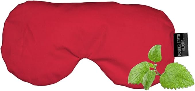 Mother Earth Pillows Sinus Flax Pillow for Natural Relief (Red - Relieve Herbal Blend)