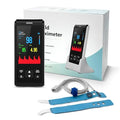 Pulse Oximeter Fingertip Infant Pulse Oximeter for Kids Overnight Continuous Pulse Oximeter Rechargeable Baby Oxygen Monitor Handheld Pulse Ox for SpO2 and Pulse Rate Continuous Baby Monitoring
