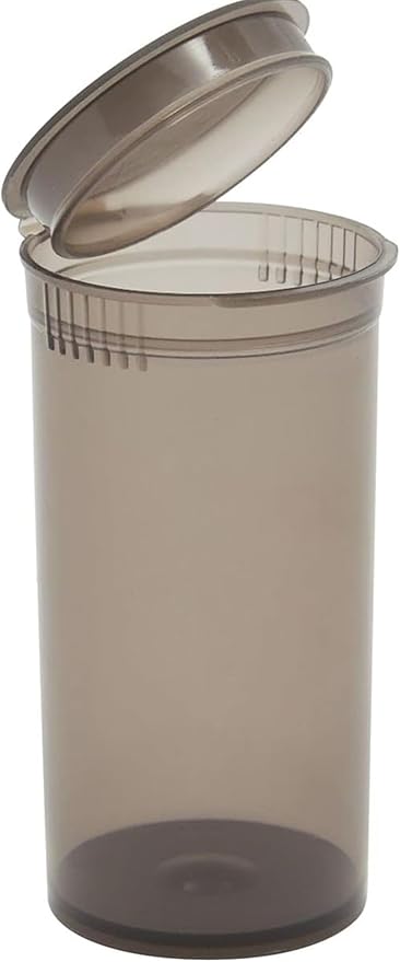 100Pcs Empty Pill Bottles with Caps, 13 Dram Empty Prescription Vial, Waterproof Airtight Joint Pill Bottles with Pop Top Caps, Medicine Container for Pill, Crafts, Candy, Supplements(Black)