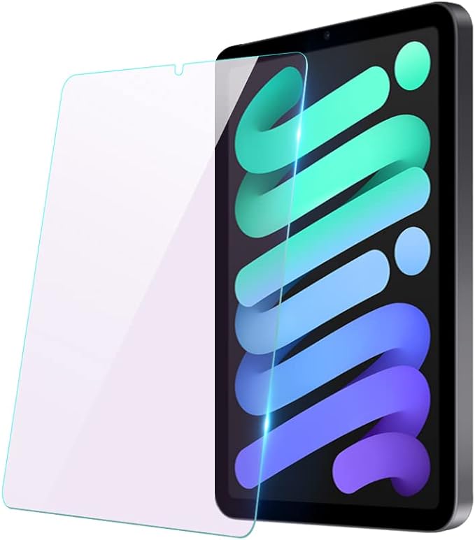PERFECTSIGHT Anti Blue Light Screen Protector Designed for iPad Mini 7 A17 Pro 7th Gen 2024 & Mini 6th Gen 2021 Release 8.3 Inch, HD Clear Blue Light Blocking Tempered Glass - Eye Protection